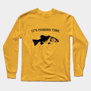 It's fishing time, Bass picture Long Sleeve T-Shirt